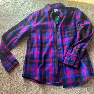 Brand new with tags LL Bean flannel